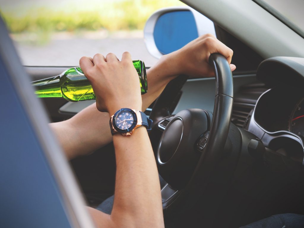 drinking and driving stock photo